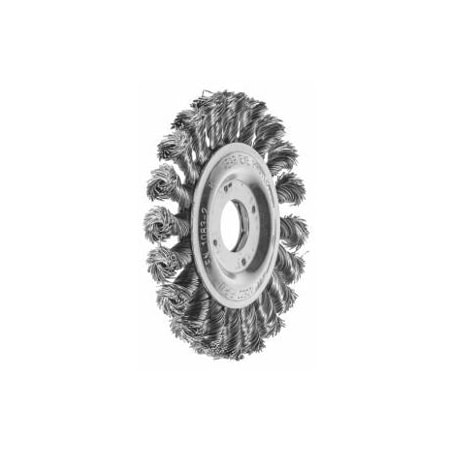 Holex Wheel Brush, 0.50 mm Steel Wire, Size: 115X22 571203 115X22
